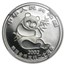2002 China 1/10 oz Proof Platinum Panda PF-69 NGC (20th Anniv)