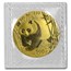 2002 China 1 oz Gold Panda BU (Sealed)