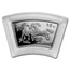 2002 China 1 oz Silver Fan Year of the Horse (w/Box & COA)