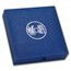 2002 China 1 oz Silver Fan Year of the Horse (w/Box & COA)