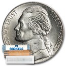 2002-D Jefferson Nickel 40-Coin Roll BU