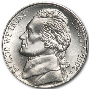 2002-D Jefferson Nickel BU 2002-D Jefferson Nickel BU