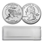 2002-D Louisiana Statehood Quarter 40-Coin Roll BU