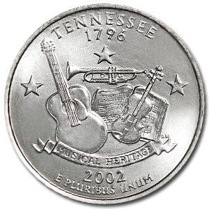 Buy 2002-D Tennessee State Quarter BU | APMEX