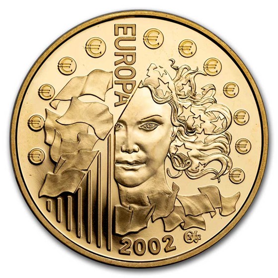 2002 France Gold €20 Europa Proof 2002 France Gold €20 Europa Proof
