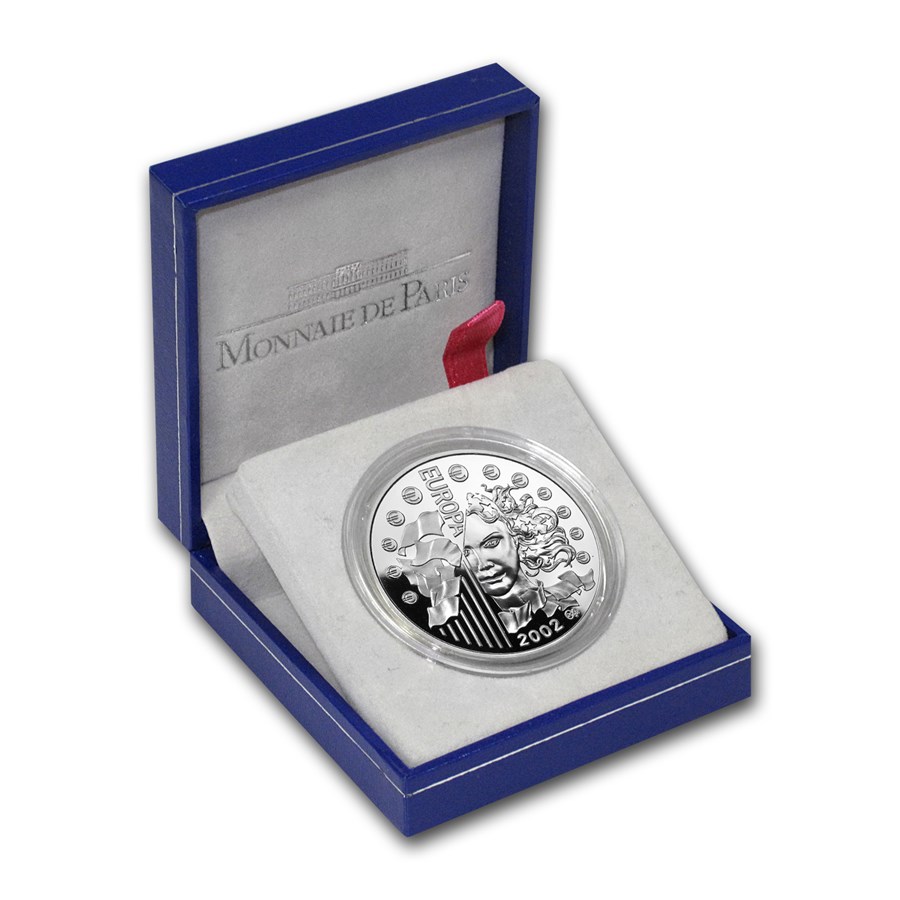 2002 France Silver 1.5 Euro Europa Proof