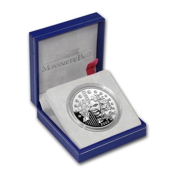 2002 France Silver 1.5 Euro Europa Proof 2002 France Silver 1.5 Euro Europa Proof