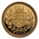 2002 Great Britain Gold 1/2 Sovereign Jubilee Proof