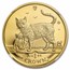 2002 Isle of Man 1 oz Gold Bengal Cat MS-63 NGC