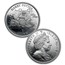 2002 Isle of Man Cupro-Nickel 1 Crown Harry w/Snake & Sword