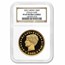 2002 Liberia Proof Gold 40 Dollars Stella PF-69 NGC (Coiled Hair)