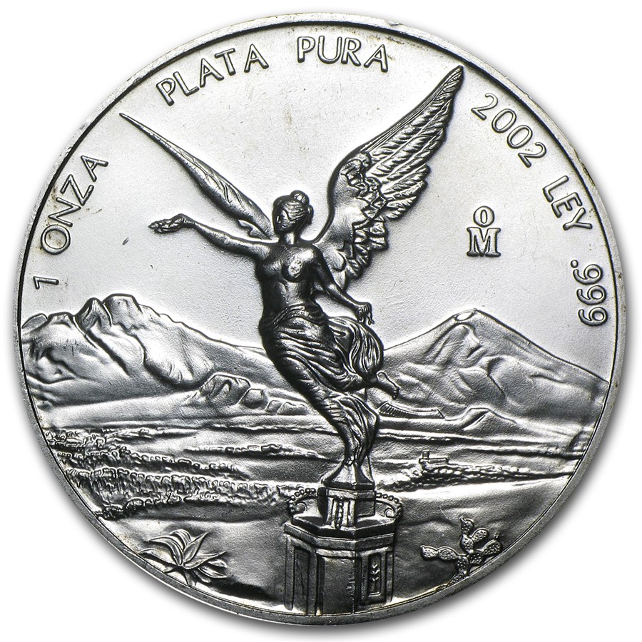 2002 Mexico 1 oz Silver Libertad BU