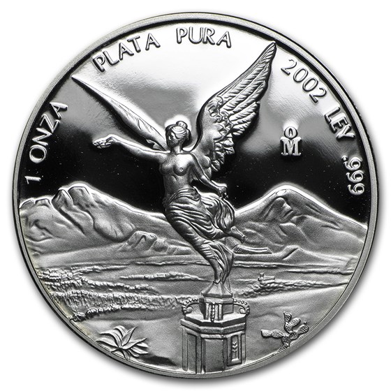 2002 Mexico 1 oz Silver Libertad Proof (In Capsule) 2002 Mexico 1 oz Silver Libertad Proof (In Capsule)
