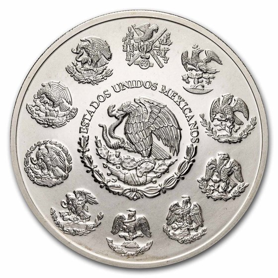 2002 Mexico 5 oz Silver Libertad BU 2002 Mexico 5 oz Silver Libertad BU