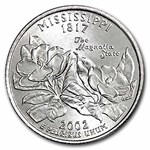 2002-P Mississippi State Quarter 40-Coin Roll BU (Mint Wrapped)