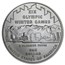 2002-P Olympic Winter Games $1 Silver Commem BU (Capsule Only)