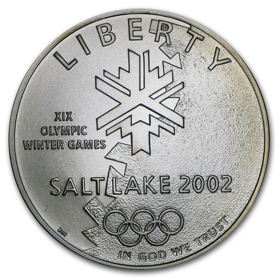 2002-P Olympic Winter Games $1 Silver Commem BU (Capsule) 2002-P Olympic Winter Games $1 Silver Commem BU (Capsule)