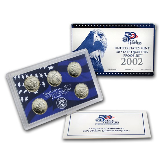 2002-S 50 State Quarters Proof Set