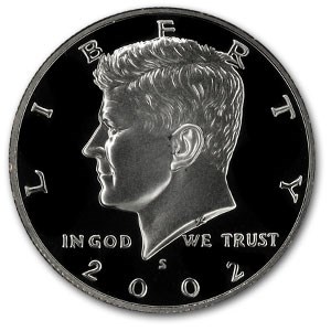 2002-S Kennedy Half Dollar Gem Proof 2002-S Kennedy Half Dollar Gem Proof