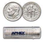 2002-S Roosevelt Dime 50-Coin Roll Proof (Silver)