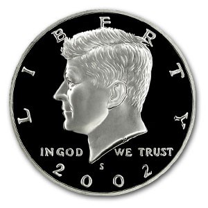 2002-S Silver Kennedy Half Dollar Gem Proof