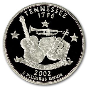 Buy 2002-S Tennessee State Quarter Gem Proof | APMEX