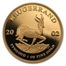 2002 South Africa 1 oz Proof Gold Krugerrand