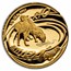 2002 South Africa 4-Coin Gold Natura Cheetah Proof Set (Dmg. Cap)