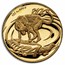 2002 South Africa 4-Coin Gold Natura Cheetah Proof Set (Dmg. Cap)
