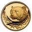 2002 South Africa 4-Coin Gold Natura Cheetah Proof Set (Dmg. Cap)