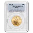 2002-W 1/2 oz Proof American Gold Eagle PR-69 PCGS