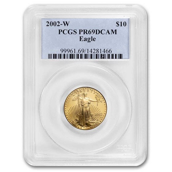 2002-W 1/4 oz Proof American Gold Eagle PR-69 PCGS 2002-W 1/4 oz Proof American Gold Eagle PR-69 PCGS