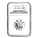 2002-W 1/4 oz Proof American Platinum Eagle PF-70 NGC 2002-W 1/4 oz Proof American Platinum Eagle PF-70 NGC