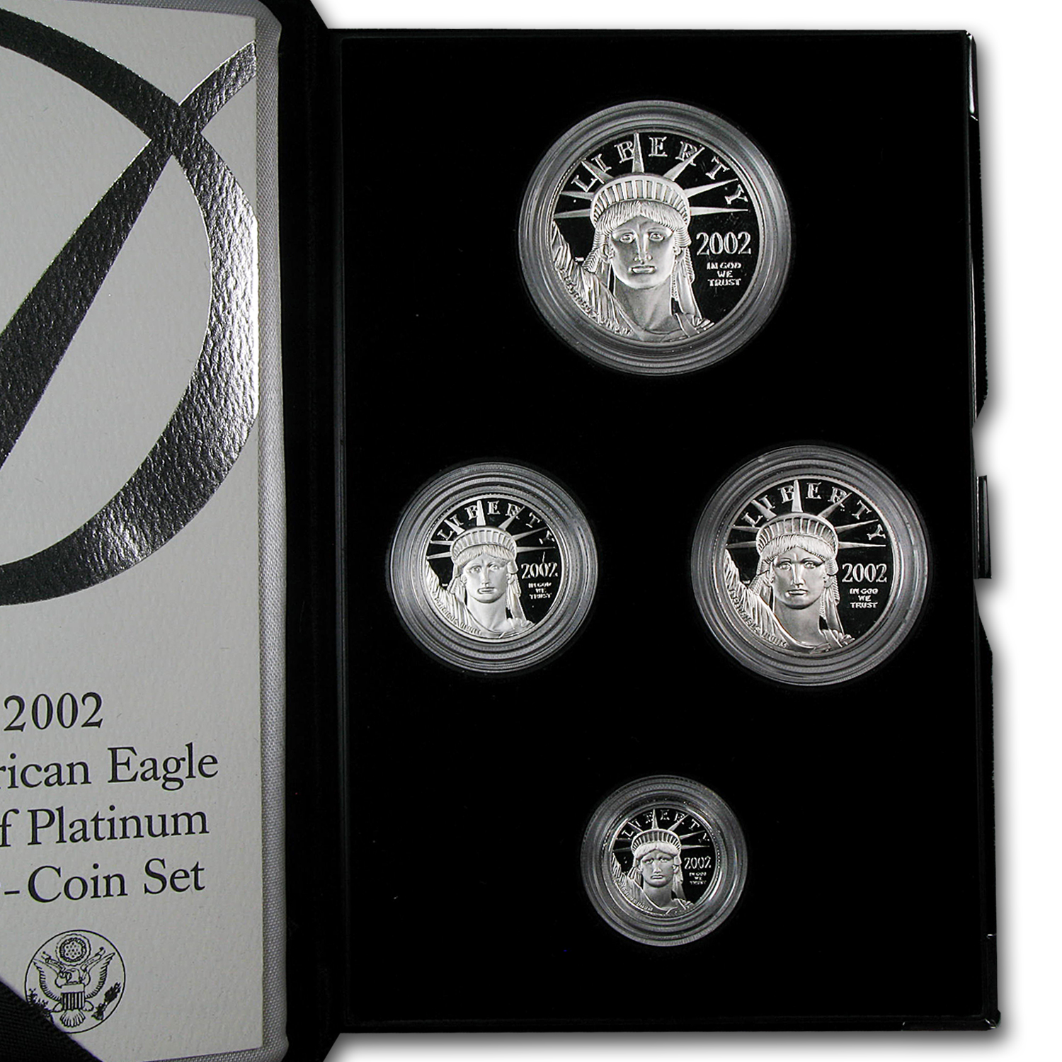 Buy 2002-W 4-Coin Proof American Platinum Eagle Set (w/Box & COA