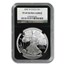 2002-W Proof American Silver Eagle PF-69 NGC (Retro Black Insert)