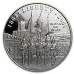 2002-W West Point Bicentennial $1 Silver Commem Pf (Capsule Only)