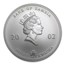2002 Zambia 1 oz Silver Elephant BU
