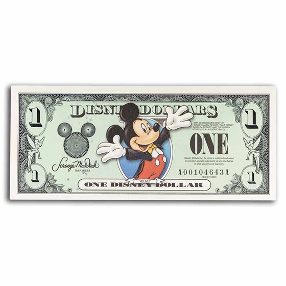 2003 $1.00 (AA) Mickey 2000 Outfit, Disneyland Resort CU (DIS#83) 2003 $1.00 (AA) Mickey 2000 Outfit, Disneyland Resort CU (DIS#83)
