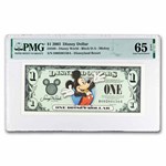 2003 $1.00 (DA) Mickey 2000 Outfit, CU-65 EPQ PMG (DIS#86)