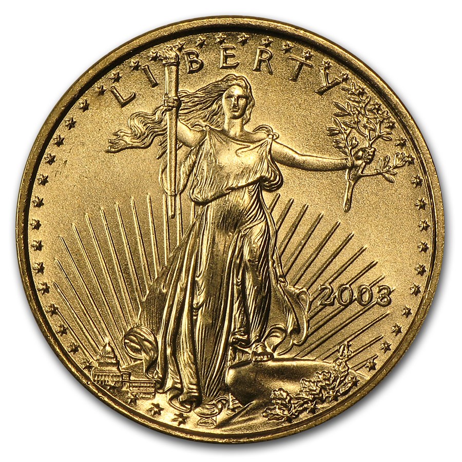2003 1/10 oz American Gold Eagle BU
