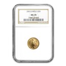 2003 1/10 oz American Gold Eagle MS-70 NGC