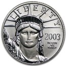 2003 1/10 oz American Platinum Eagle BU