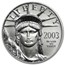 2003 1/10 oz American Platinum Eagle MS-69 NGC