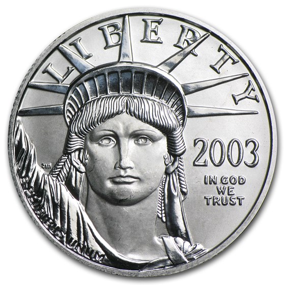 2003 1/2 oz American Platinum Eagle BU 2003 1/2 oz American Platinum Eagle BU