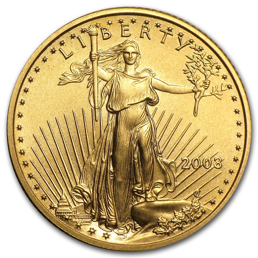 2003 1/4 oz American Gold Eagle BU
