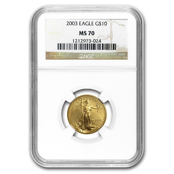 2003 1/4 oz American Gold Eagle MS-70 NGC 2003 1/4 oz American Gold Eagle MS-70 NGC