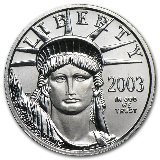2003 1/4 oz American Platinum Eagle BU 2003 1/4 oz American Platinum Eagle BU