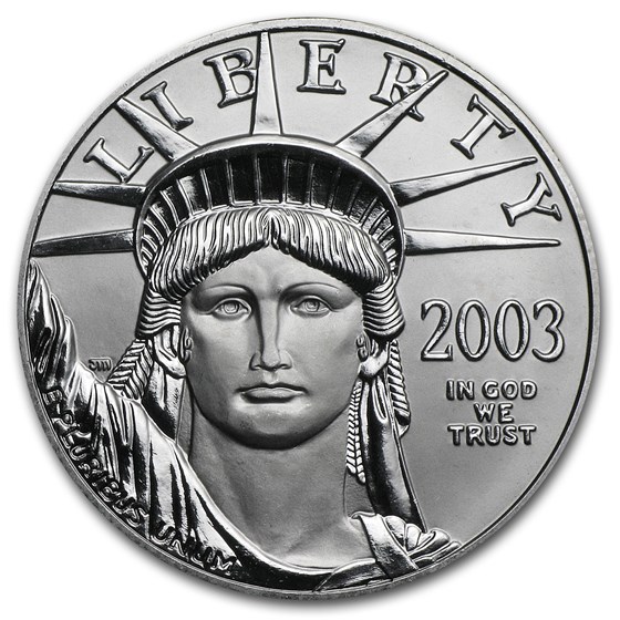2003 1 oz American Platinum Eagle BU 2003 1 oz American Platinum Eagle BU