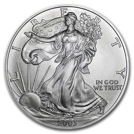 2003 1 oz American Silver Eagle BU