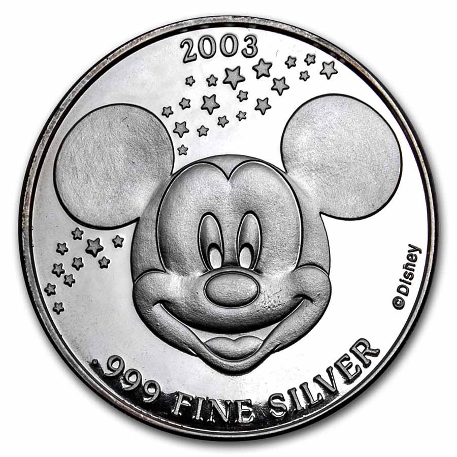 Buy 2003 1 oz Silver Proof Round - 75 Years with Mickey (6-Coin